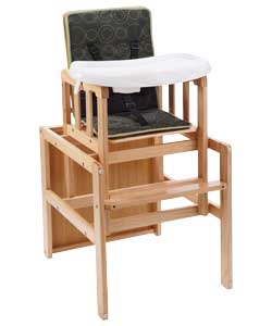 wooden high chair argos