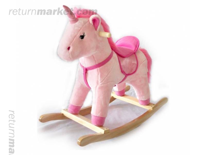 Pink Chad Valley Unicorn Rocking Horse