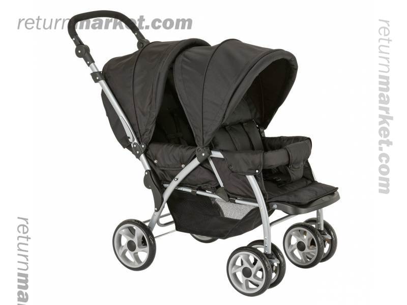 babystart double pushchair